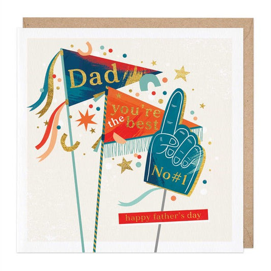 Dad Flags Happy Father's Day Card image 0