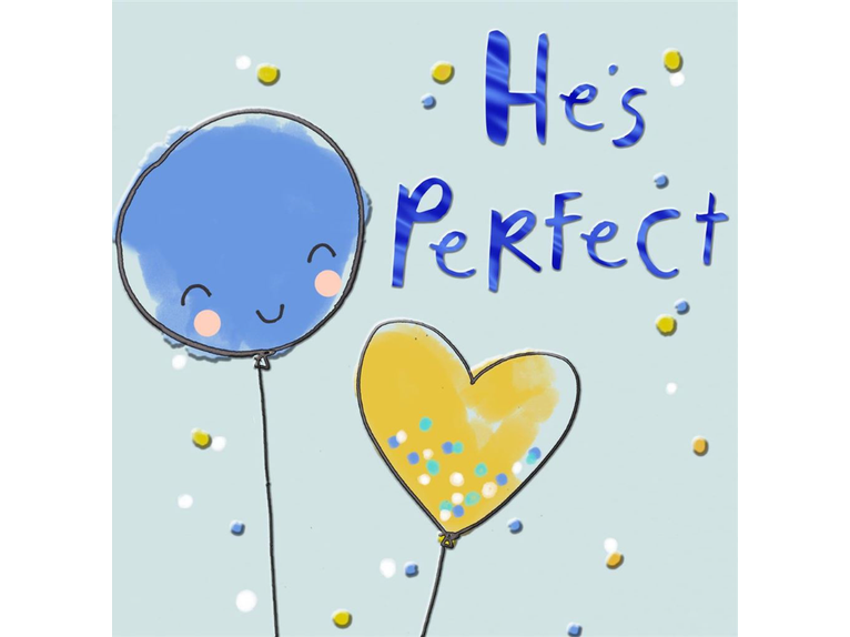 He's Perfect Baby Boy Card image 0