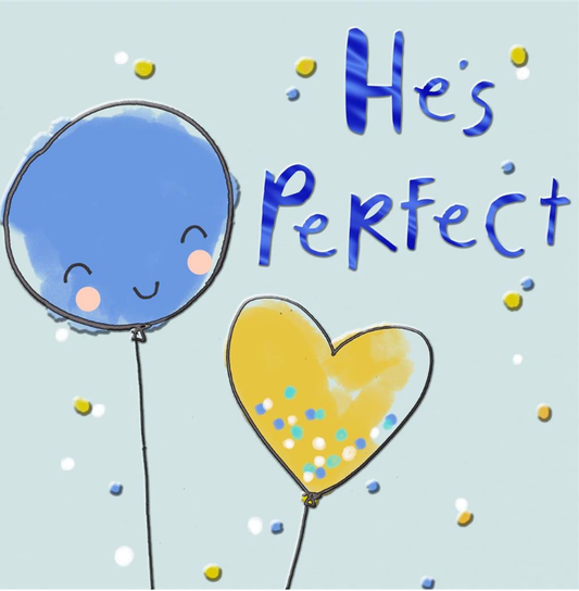 He's Perfect Baby Boy Card image 0