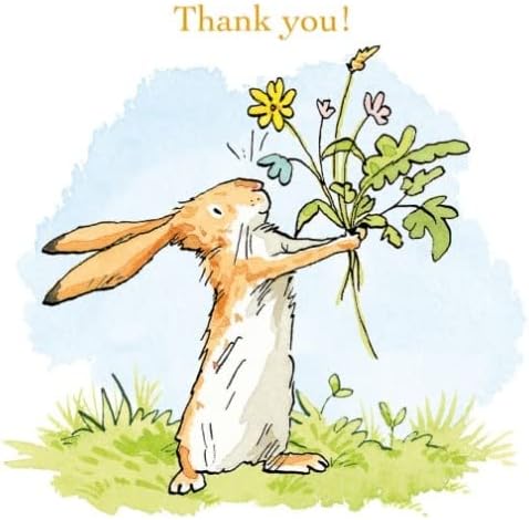 Anita Jeram Nutbrown Hare Thank You Card image 0