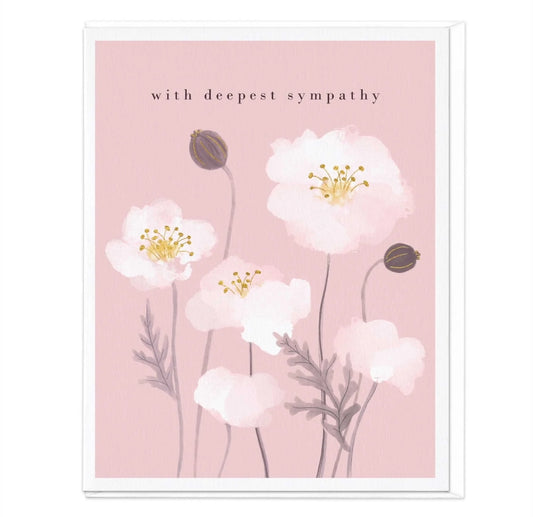 Pink Deepest Sympathy Card image 0