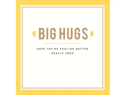 Big Hugs Get Well Soon Card image 0