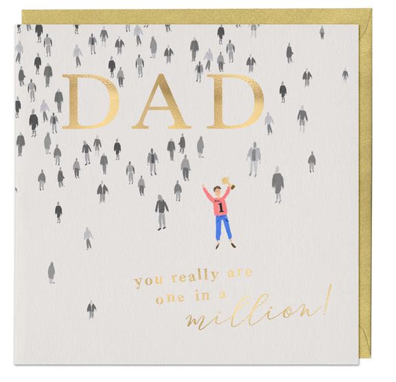 One In A Million Father's Day Card image 0