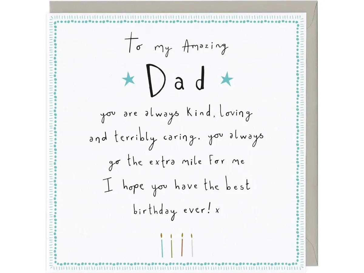 To My Amazing Dad Birthday Card image 0