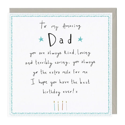 To My Amazing Dad Birthday Card image 0