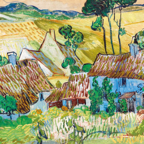 Farm Near Auvers Card by Vincent Van Gogh image 0