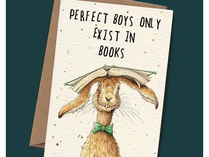 Perfect Boys Only Exist in Books Card image 0