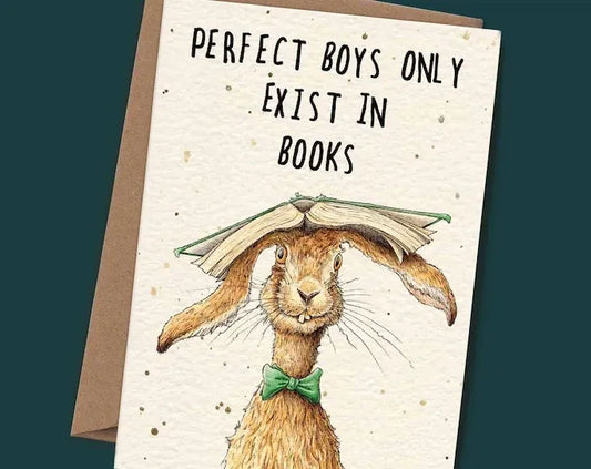 Perfect Boys Only Exist in Books Card image 0