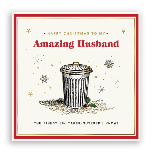 Amazing Husband Christmas Card