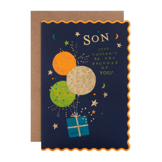 Birthday Card for Son - Oh Darling Balloons Design image 0