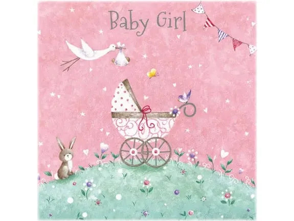 Baby Girl Greeting Card image 0