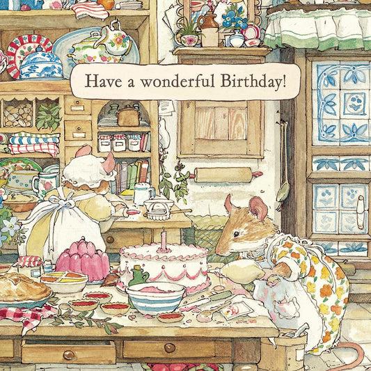 Have a wonderful Birthday Brambly Hedge Card image 0