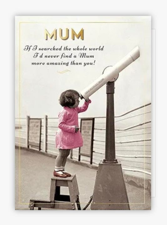 Mum Whole World Birthday Card image 0