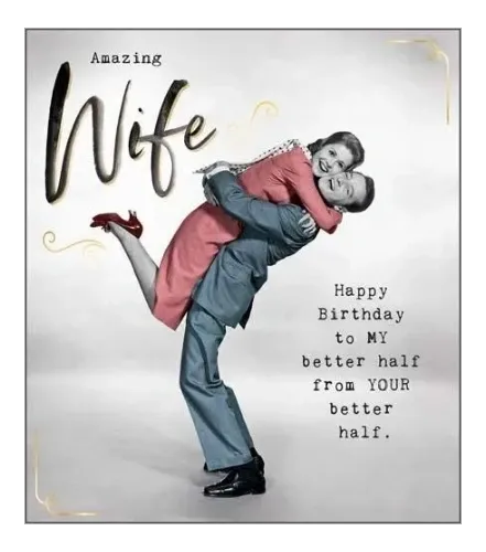 Amazing Wife Birthday Card image 0