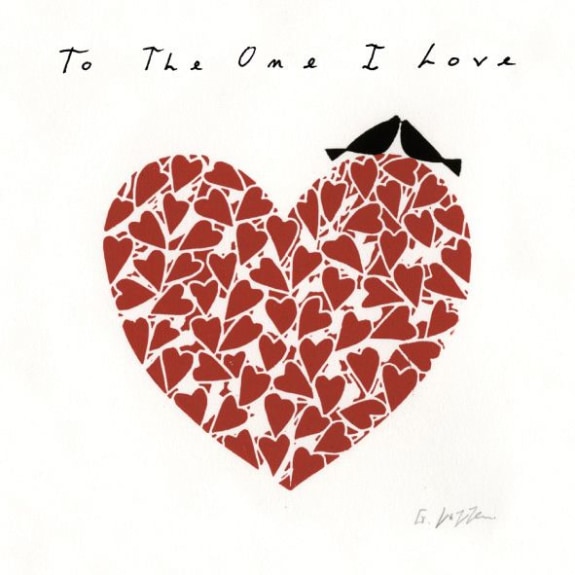 To The One I Love Valentine's Card image 0