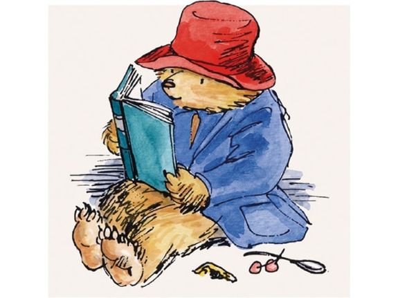 Paddington Reading Greeting Card image 0