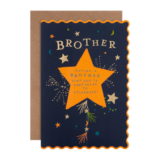 Birthday Card for Brother - Oh Darling Star Design image 0