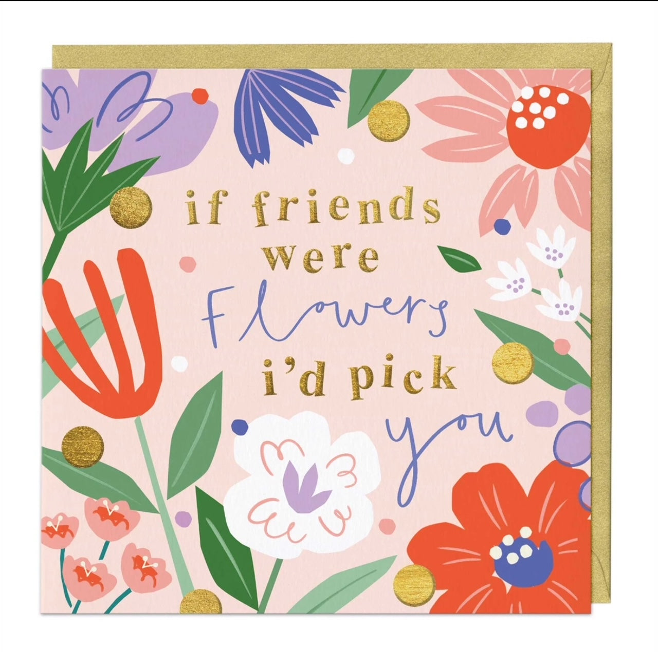 Friends Flower Art Card image 0