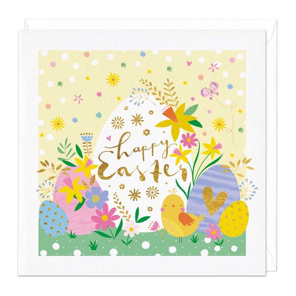 Happy Easter Egg Greeting Card image 0