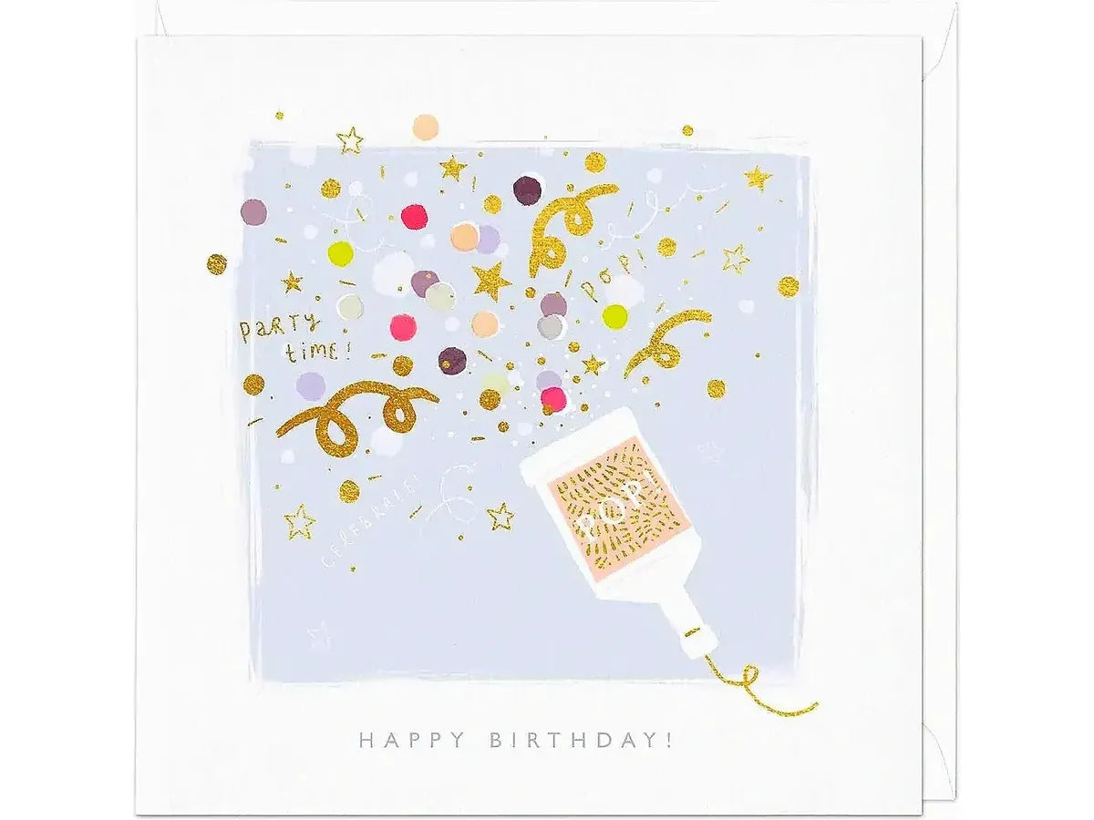 Party Popper Birthday Card image 0