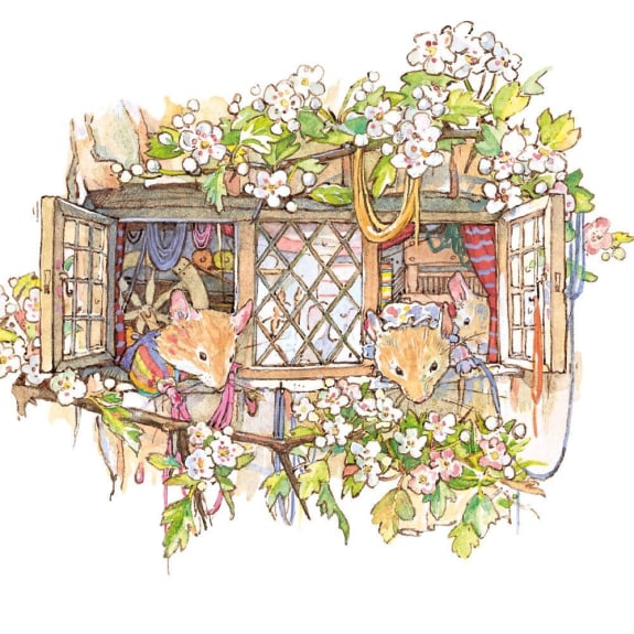 Brambly Hedge The Weavers Cottage Greeting Card image 0