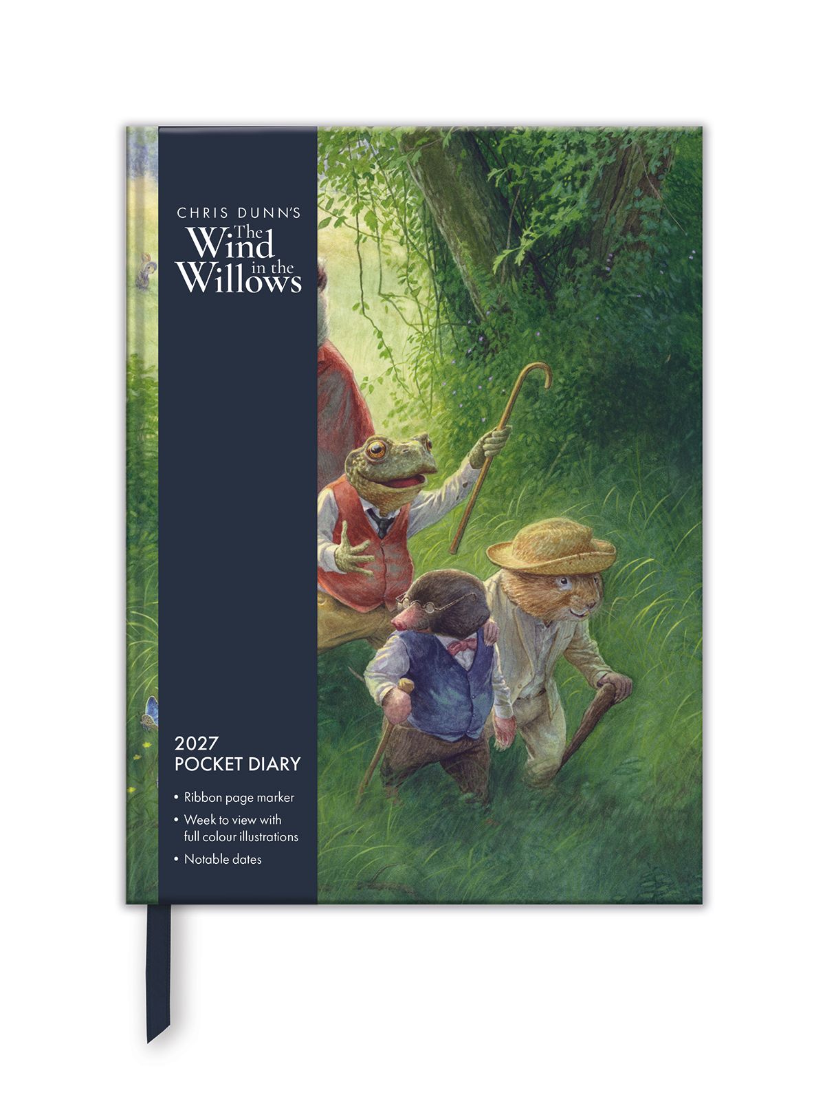 The Wind in the Willows 2027 Pocket A6 Diary – Chris Dunn
