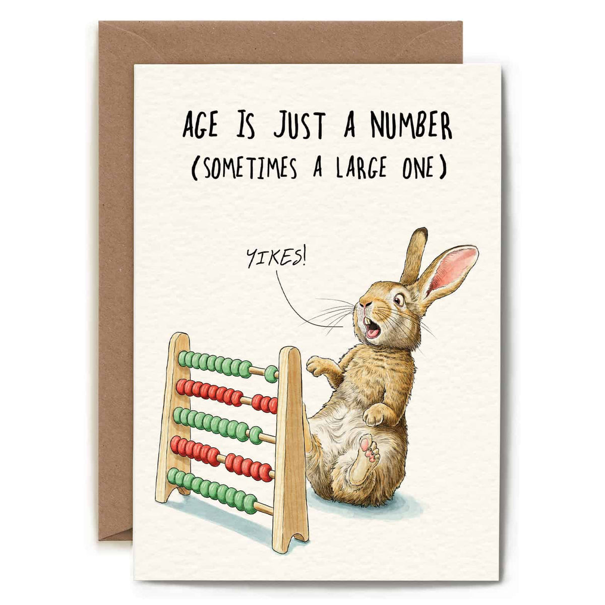 Just A Number Birthday Card