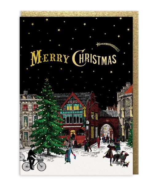 Christmas Village Premium Christmas Card