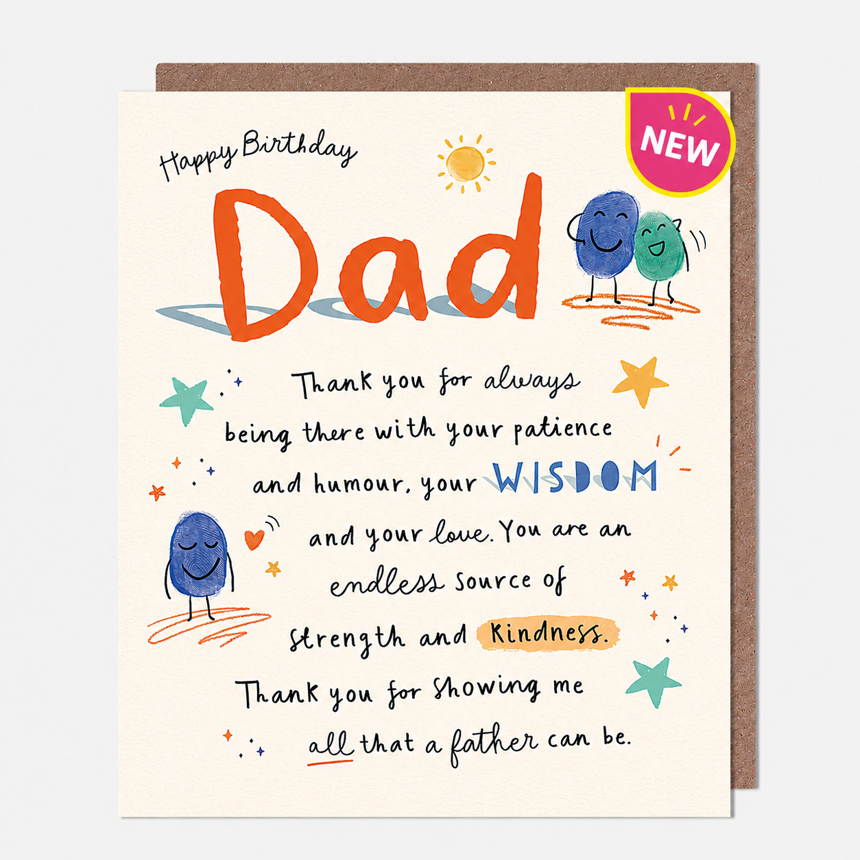 Endless Source Of Strength And Kindness Dad Birthday Card