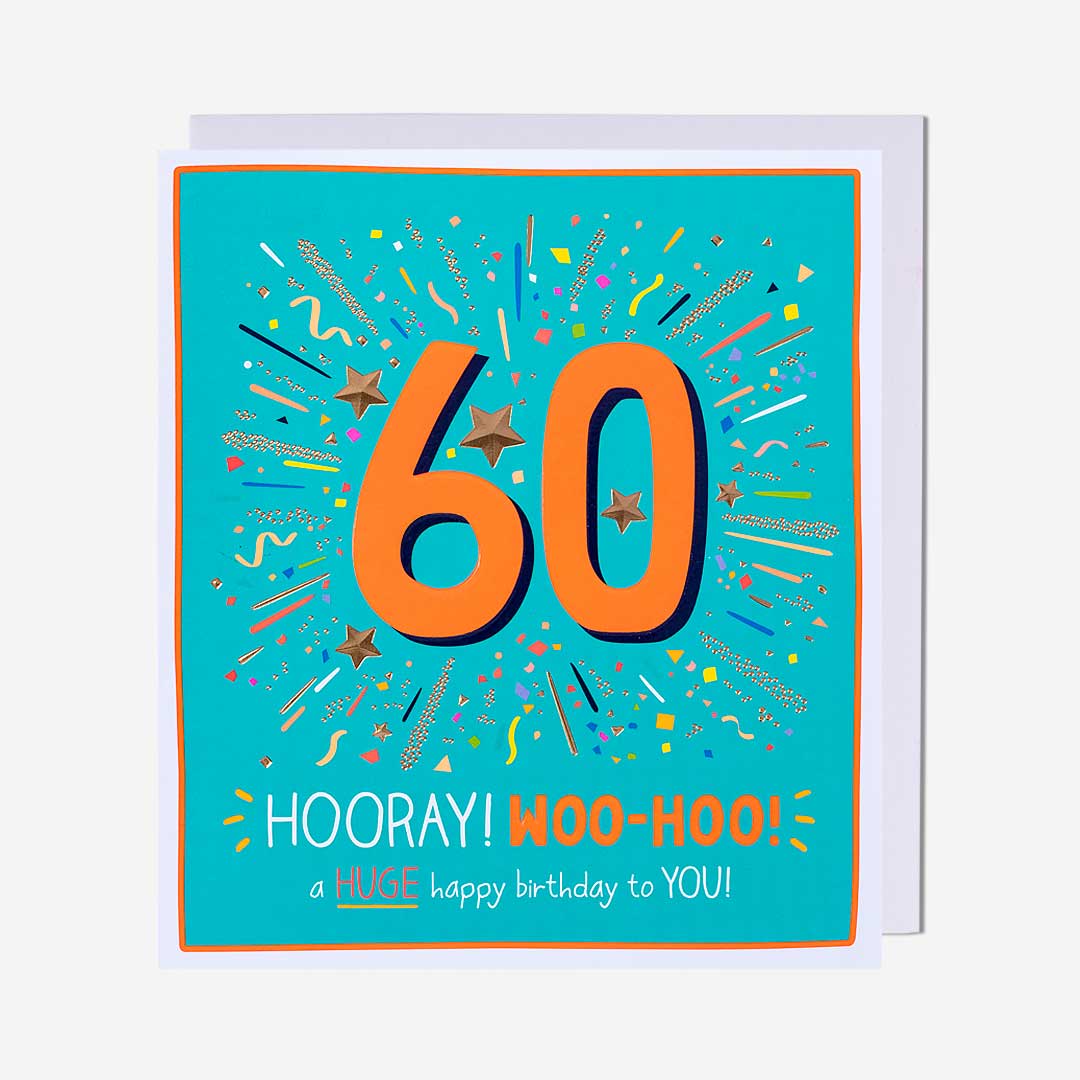 60th Birthday Card
