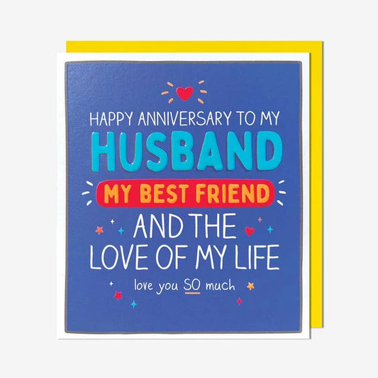 Love Of My Life Anniversary Husband Card