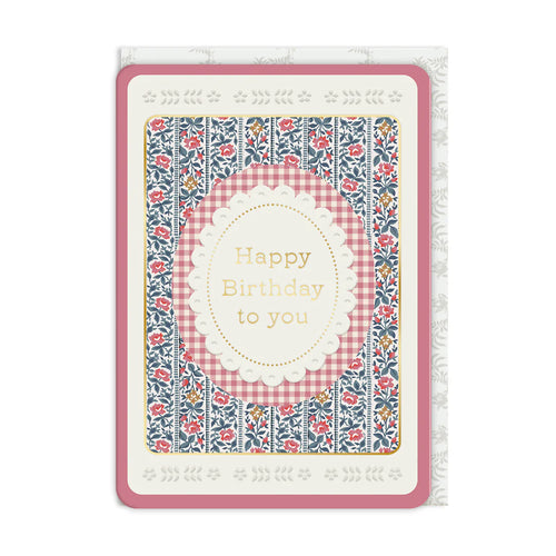 Happy Birthday Card – Laura Ashley Design