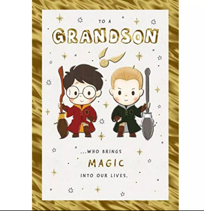 Hallmark Harry Potter Grandson Birthday Card
