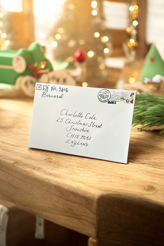 Unique Handwritten Santa Letter with Red Wax Seal