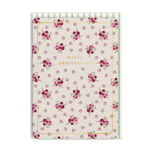 Pia Bouquet Happy Anniversary Greeting Card