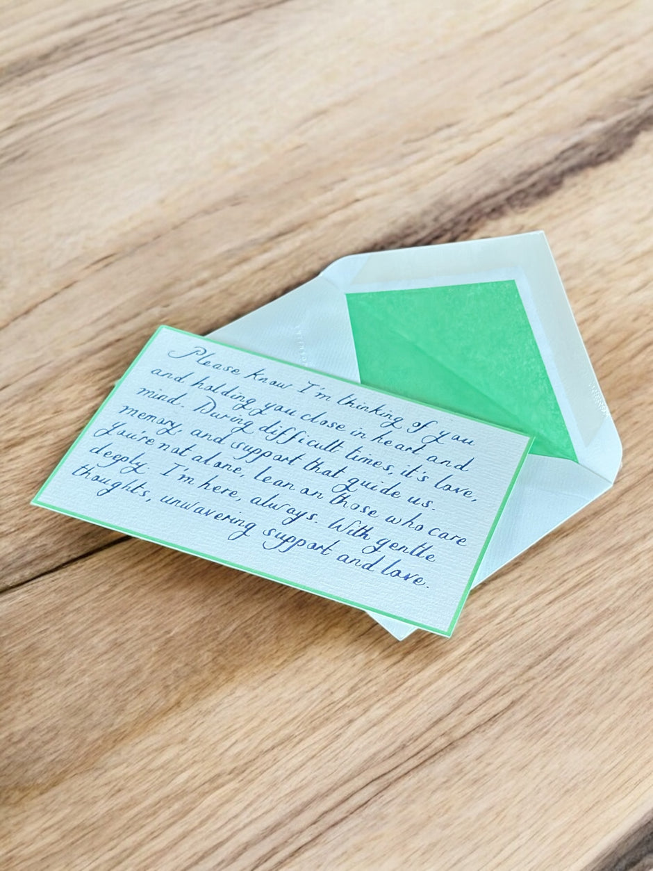 Handwritten Card Example Handwritten Cards UK - Beautifully Written For Your Friends and Family