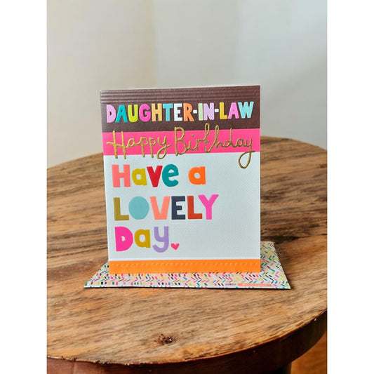 Daughter-in-Law Happy Birthday Card – Have a Lovely Day