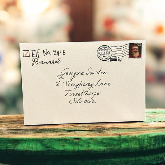 Unique Handwritten Letter from Santa with Red Wax Seal