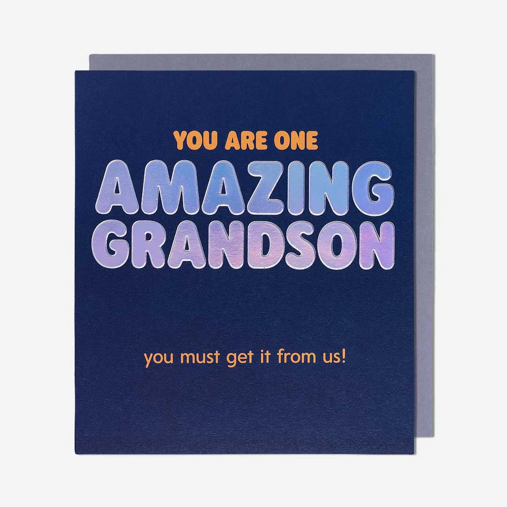 Amazing Grandson Birthday Card