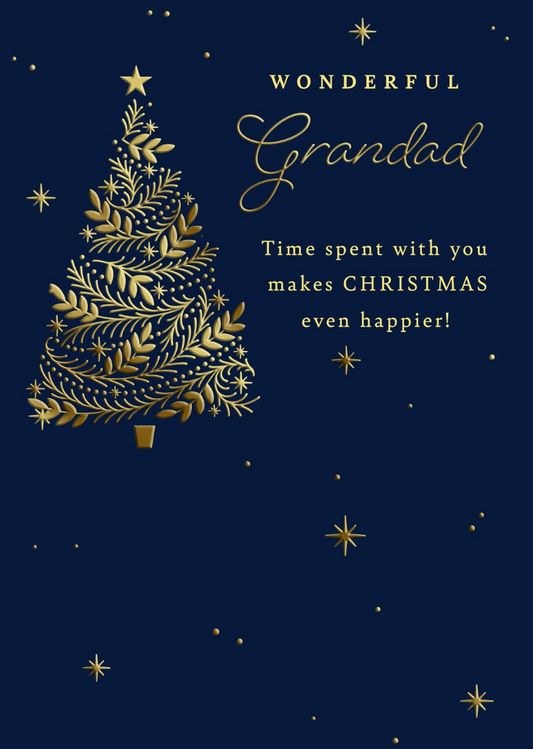 Wonderful Grandad Christmas Card