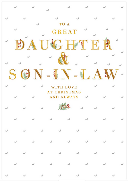 Daughter and Son In Law Christmas Card
