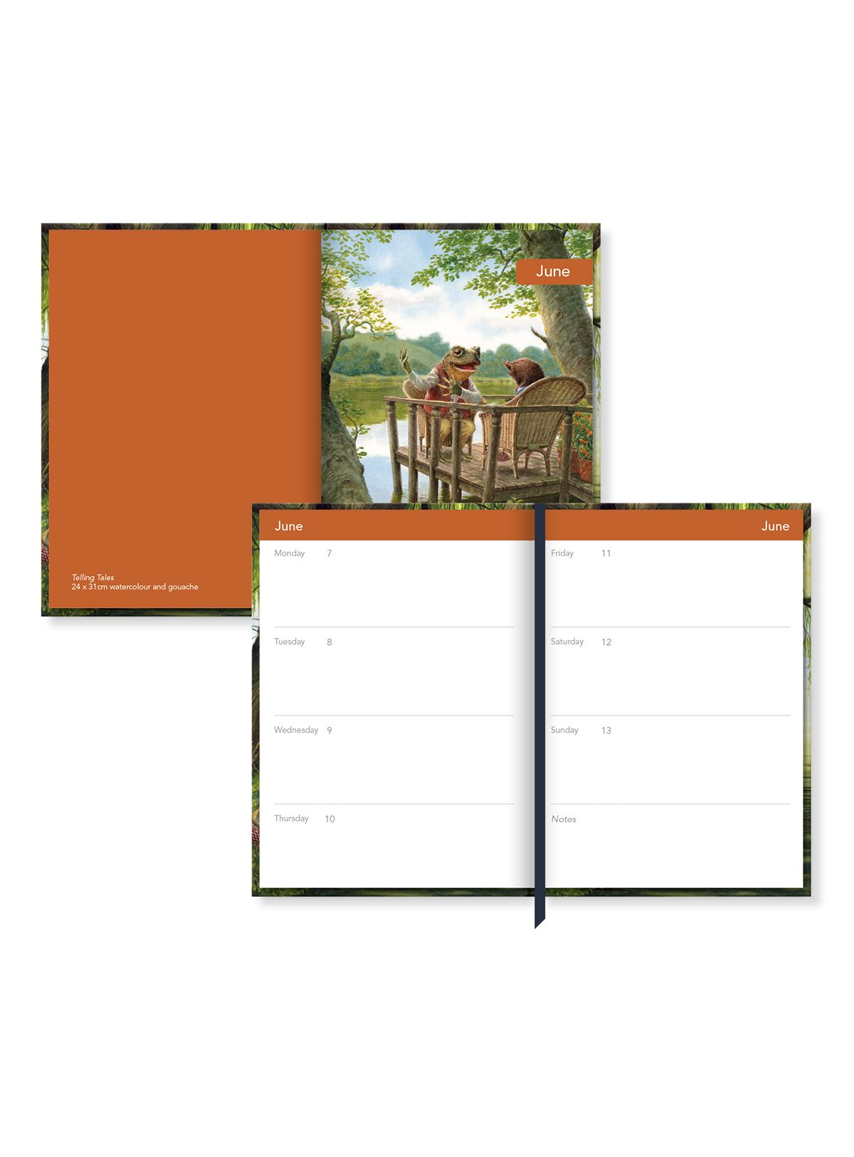 The Wind in the Willows 2027 A5 Diary – Chris Dunn