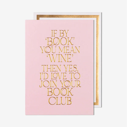 Join Your Book Club Greeting Card