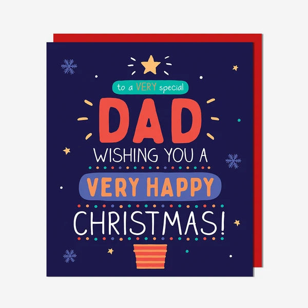 Dad A Very Happy Christmas Card
