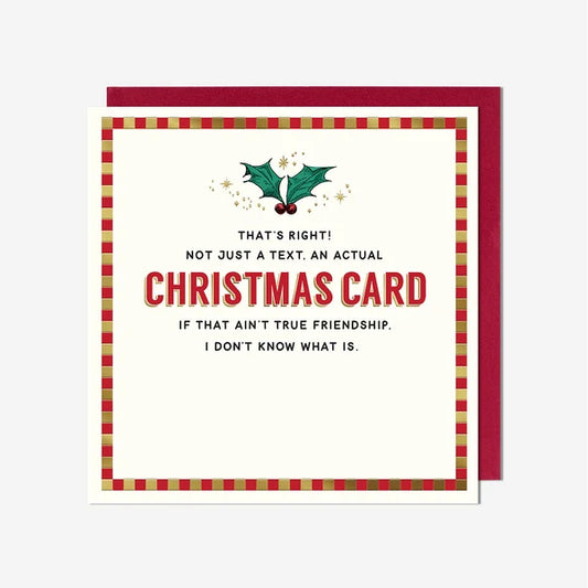 An Actual Christmas Card