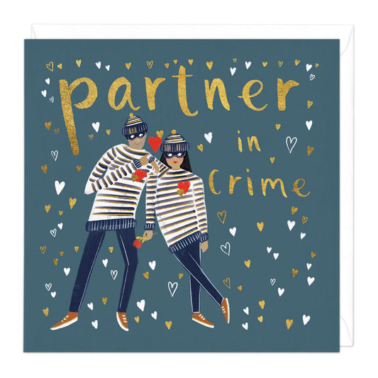 Partner In Crime Valentines Card image 0