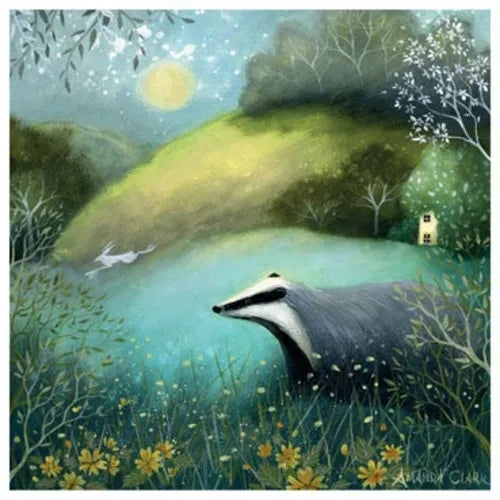 Primrose Hill Badger Fine Art Card image 0