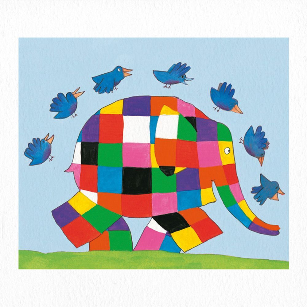 Elmer The Patchwork Elephant by David McKee Card image 0