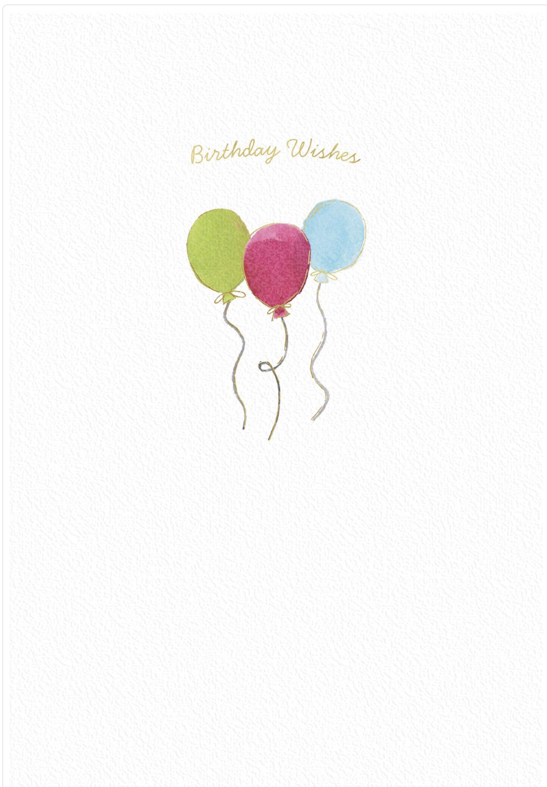 Birthday Balloons Card image 0