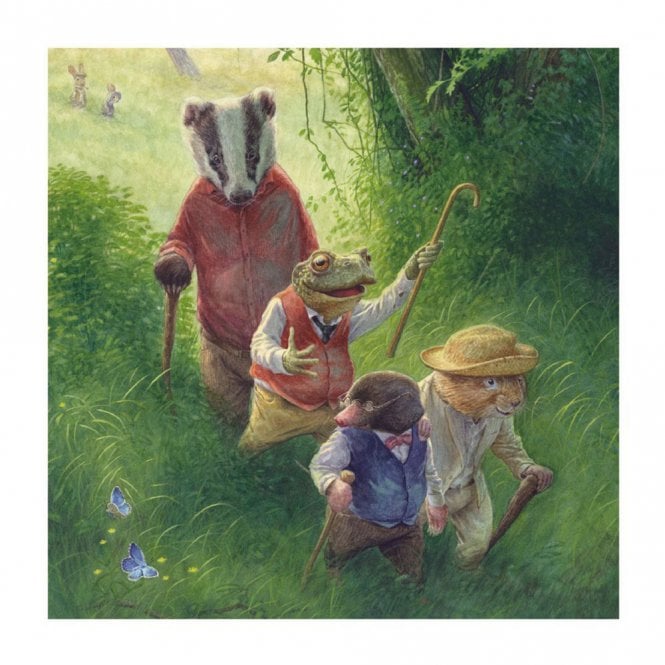 Chris Dunn Summer Evening Walk Card Wind in the Willows image 0